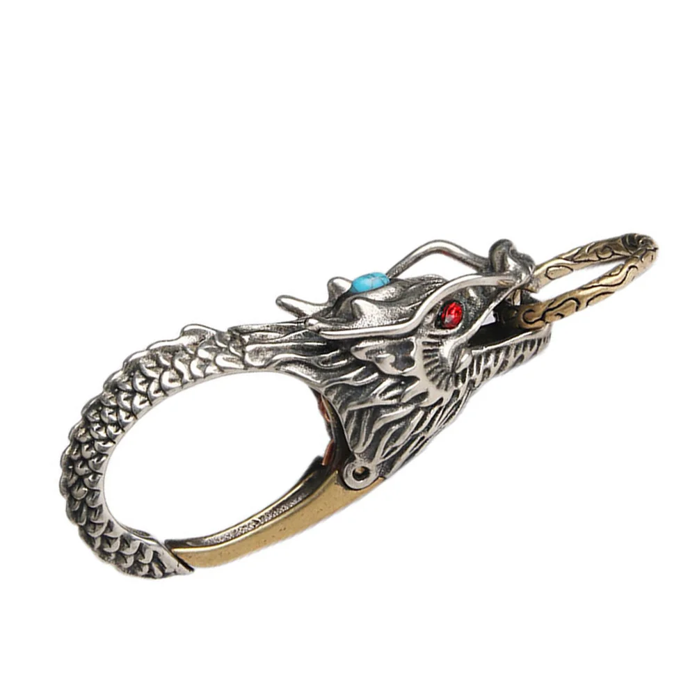 Key Holder Faucet Keychain Cuff Bracelet Chic Man Keys Rings for Men Dragon Bracelets