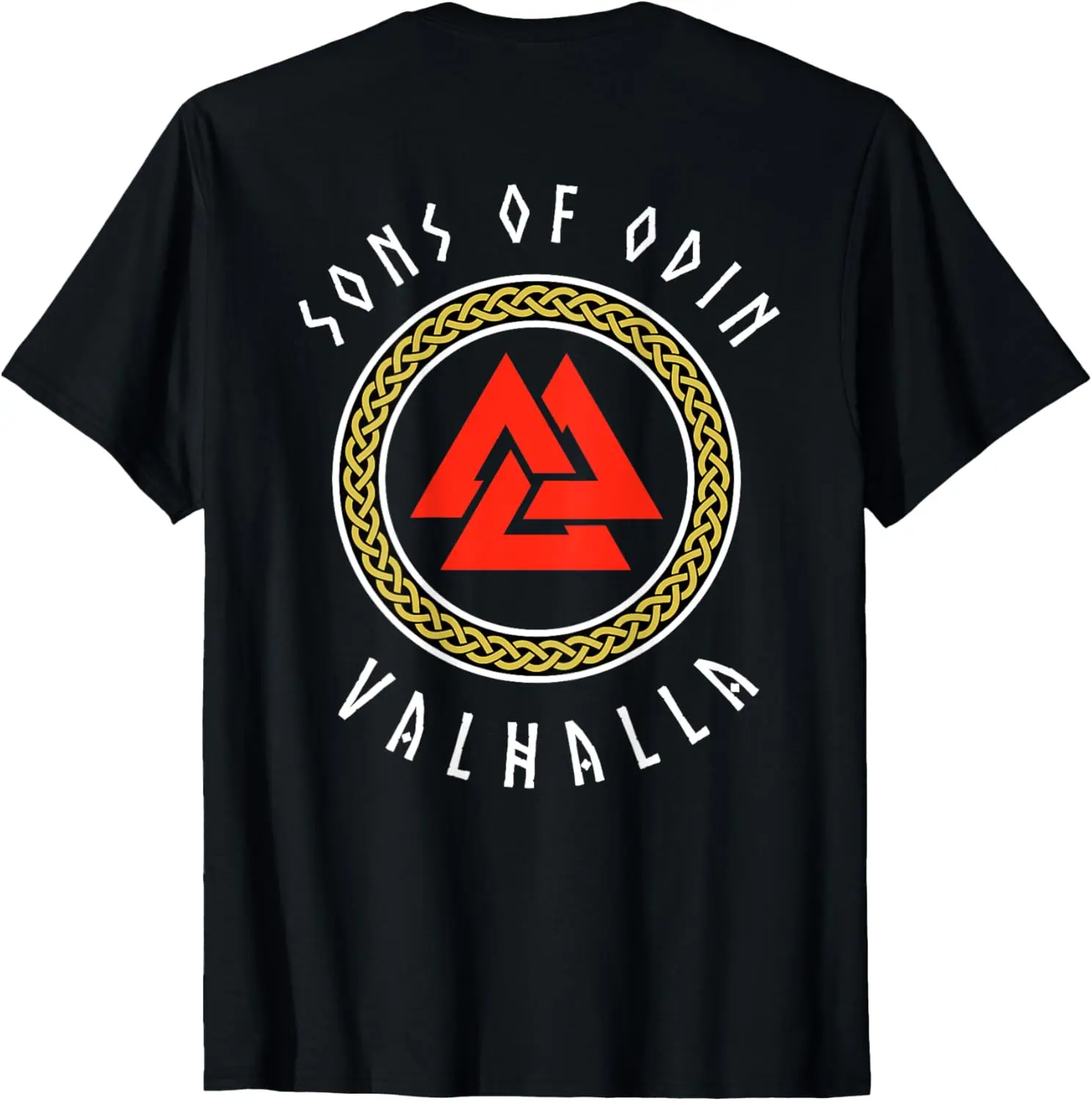 

Футболка Sons Of Odin Valhalla - Viking Valknut (принт на спине)