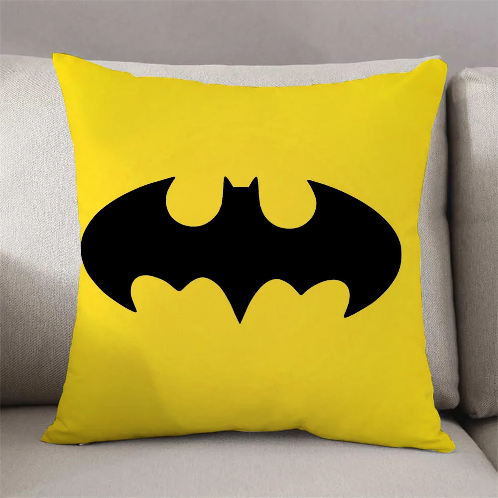 Batmans Decorative Pillowcases Bed Cushions for Living Room Cushion Cover 45*45 Twin Size Bedding Couch Pillows Pillowcase 50x50