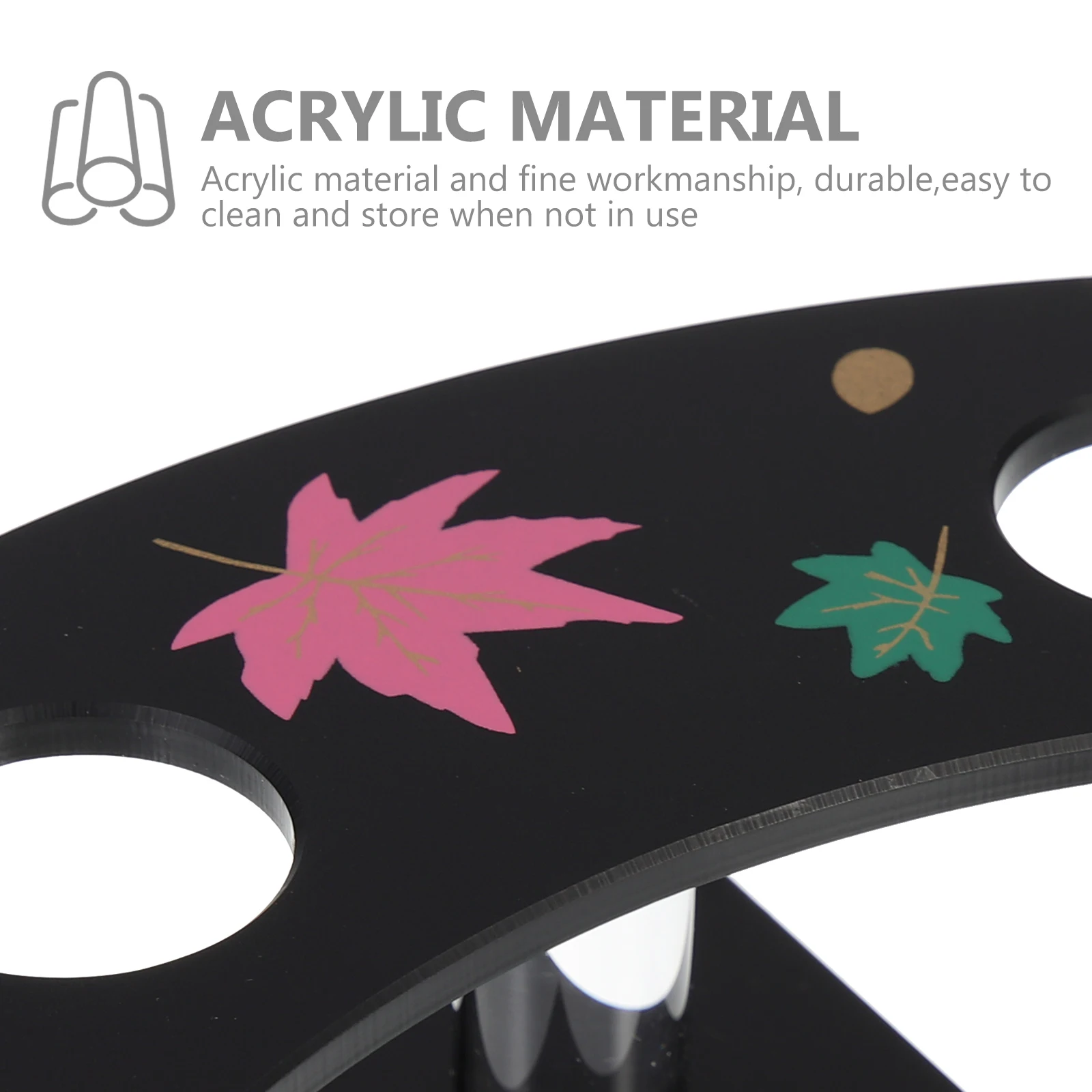 

Sushi Rack Cone Holder Table Food Display Stand Kitchen Essentials Black Ice Cream