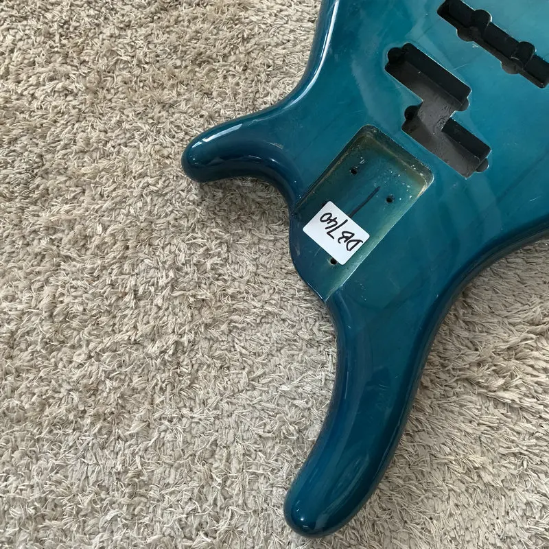 Blue Color 4 Strings Electric Bass Guitar Body Solid Basswood  DIY Replacement Part FOR PJB Bass Active Model  DB740