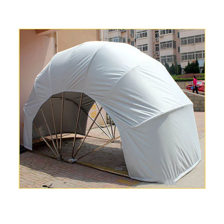 Garage Rain Cover Protect Steel Frame Retractable Folding Garage Car Parking Tent Custom