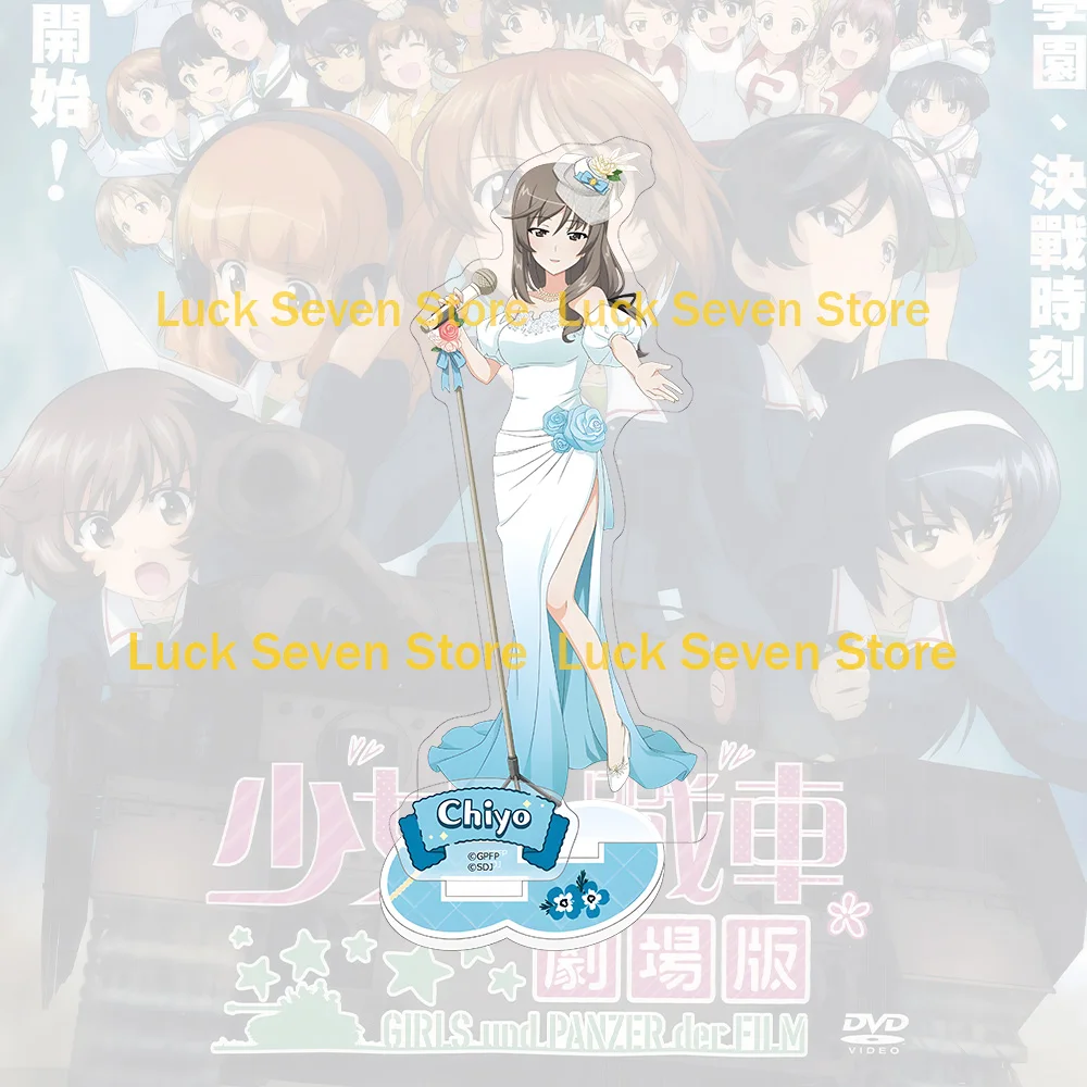 Bride Wedding Dress Girls und Panzer Double Insert Miho Maho Darjeeling Katyusha Anchovy Erika Acrylic Keychain For Collection