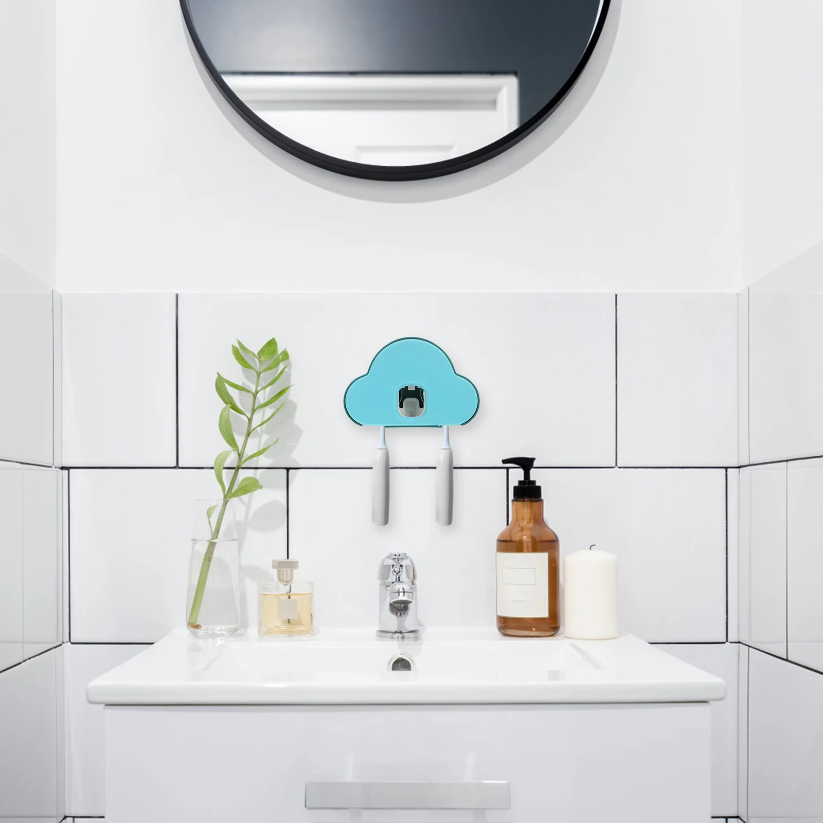 

Automatic Toothpaste Squeezer Apartment Bathroom Essentials Induction Brush Holder Dispensers Plastic Tube Travel
