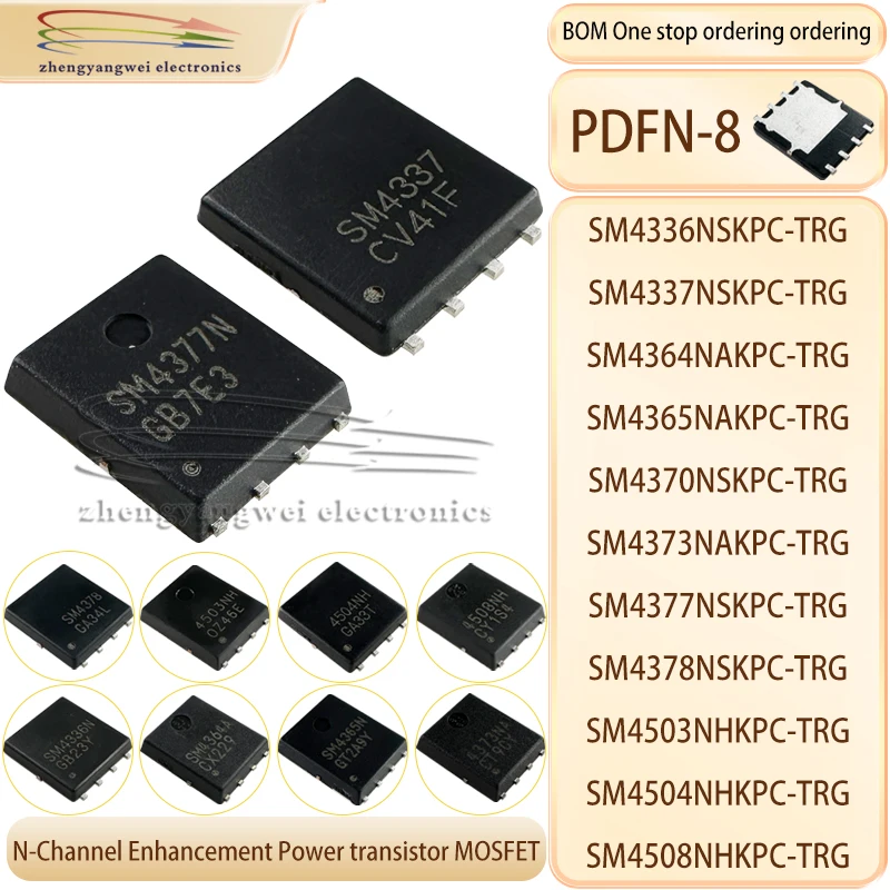 SM4336N SM4337 SM4364A SM4365N SM4370 SM4373NA SM4377N SM4378 4503NH 4504NH 4508NH N-Channel Enhancement Power Transistor MOSFET