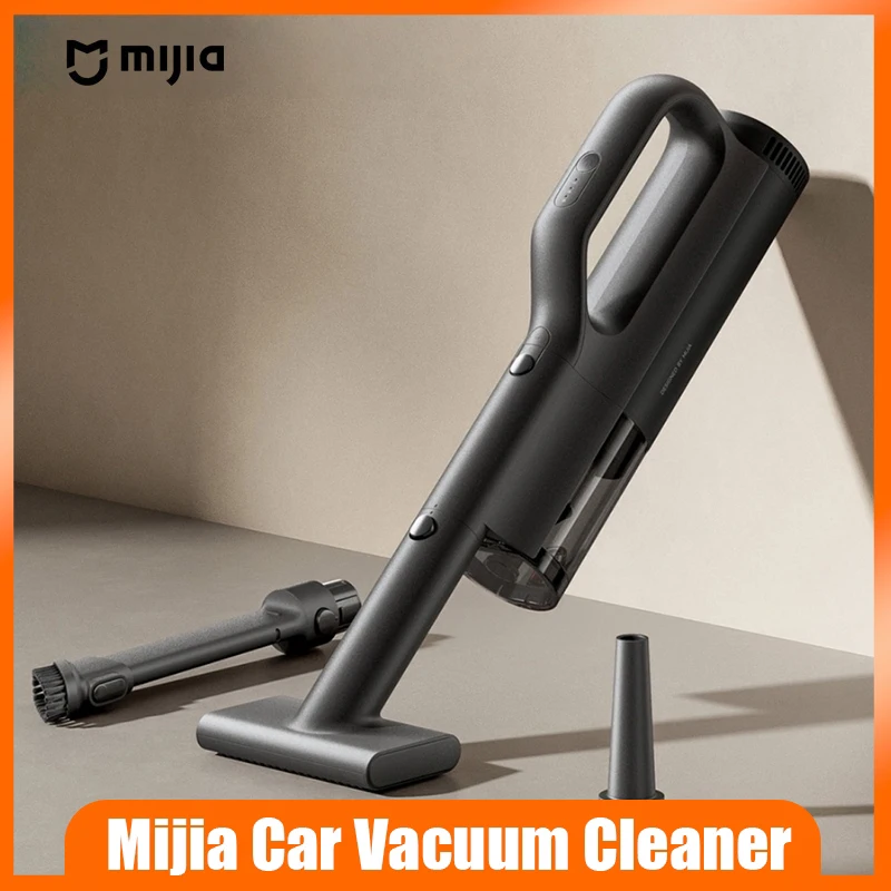 

Mijia Car Vacuum Cleaner, 21kPa SuctionPower, HEPA WashableFilter, 2400mAh Battery, 150mL Dust Cup, Universal for Cars and Homes
