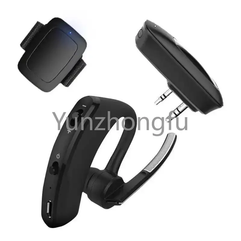 

Walkie Talkie Wireless Headset Intercom Earpiece Two Way Radio BT Headphone Earphone