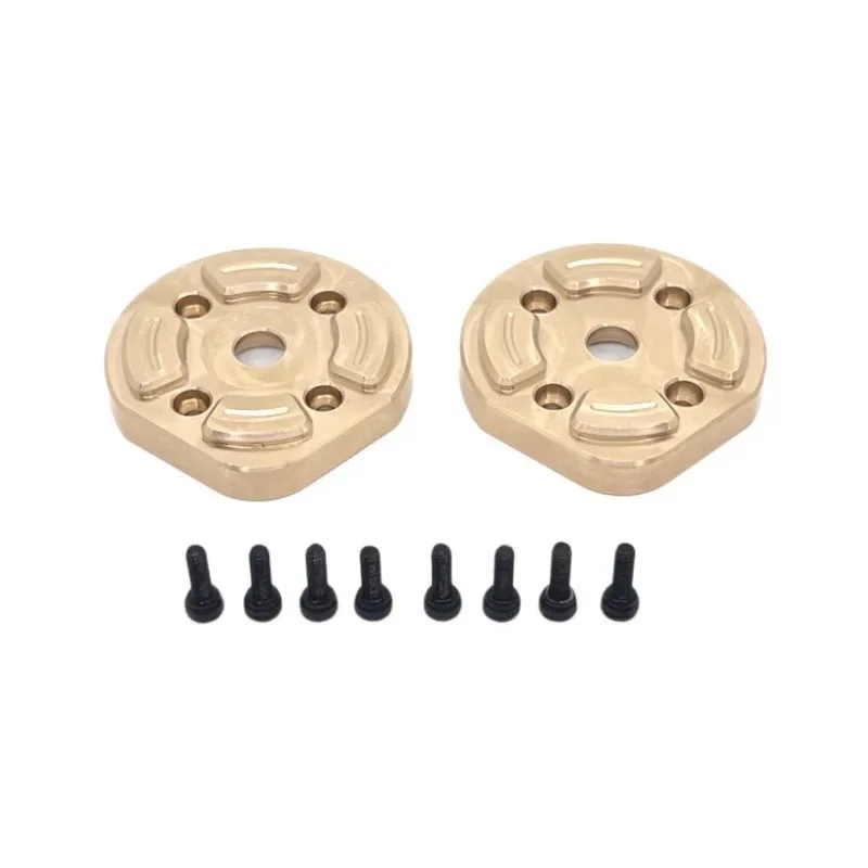 MJX 1/12 H12Y H12Y+ RC Car Parts Brass Front & Rear Axle Weights Gear Cover - Upgrade for Stability and Performance
