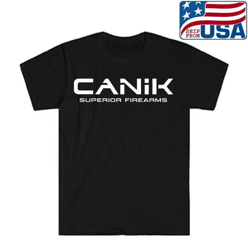 

Мужская черная футболка Canik Superior Firearms, размеры от S до 5XL