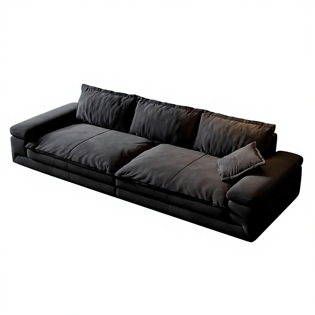 

&c Fabric One Seat Sofa High-end Italian Modern Minimalist Combination High Rebound Sponge Armrest Adjustable Removable Washable