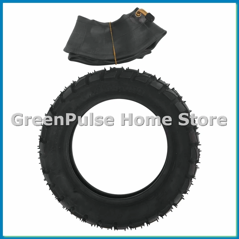 255X80 Tire Inner Tube Outer Tyre for Electric Scooter 10X Upgrade 10 Inch Off Road Tire,90 Degree-A79M