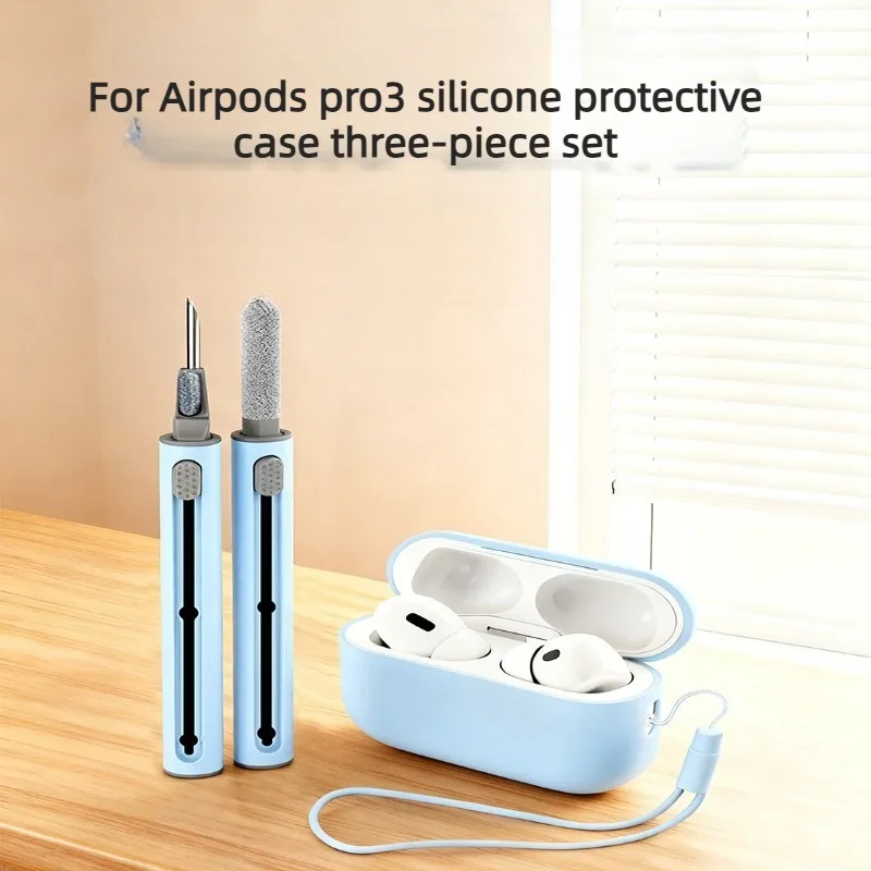 

Soft Silicone Case For Apple AirPods Pro 3 – Cleaner Kit Included Protective Cover For Women & Men~