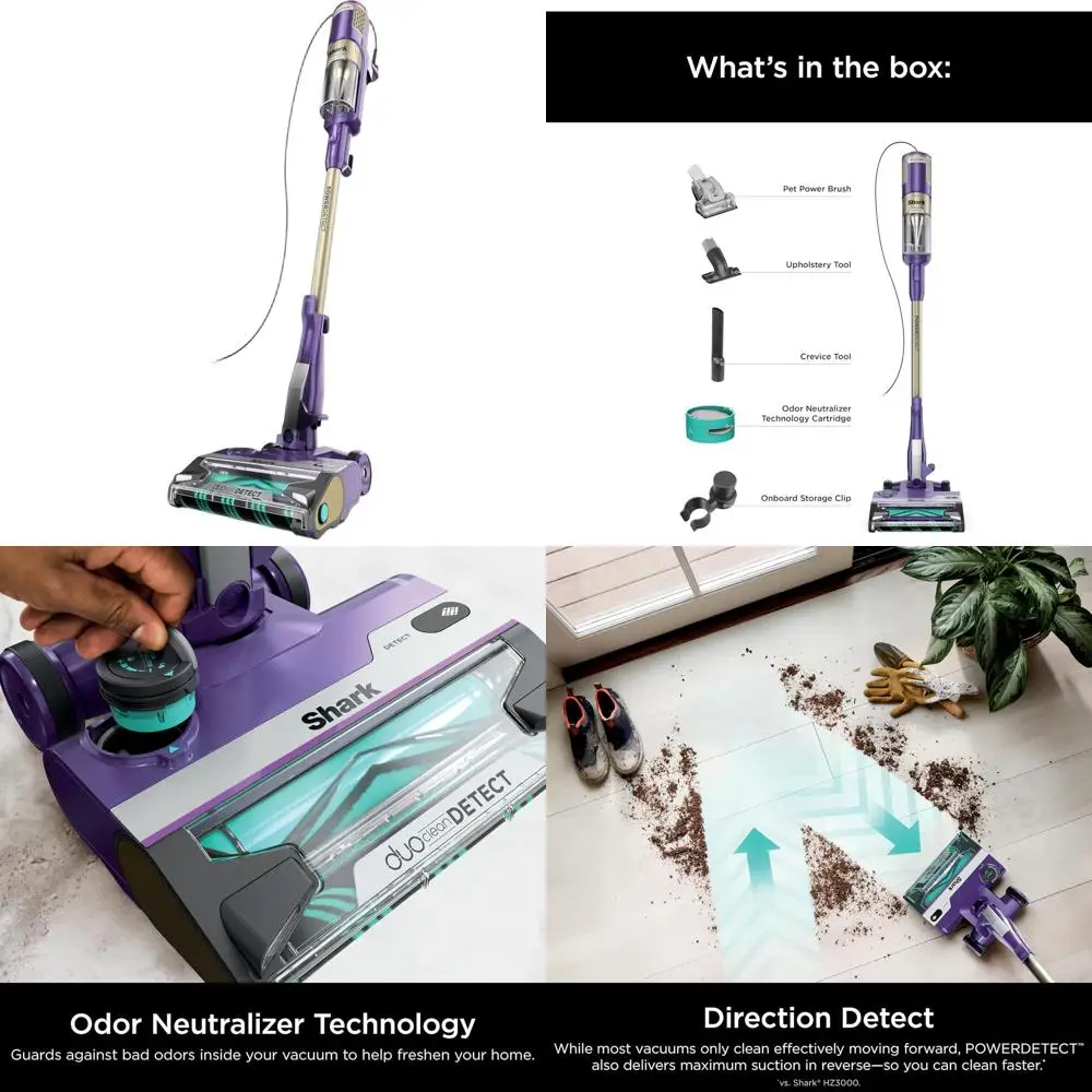 

Ультралегкий проводной пылесос с технологией DuoClean, функцией самоочистки, антиаллергенным уплотнением и нейтрализатором запахов, модель HZ4002