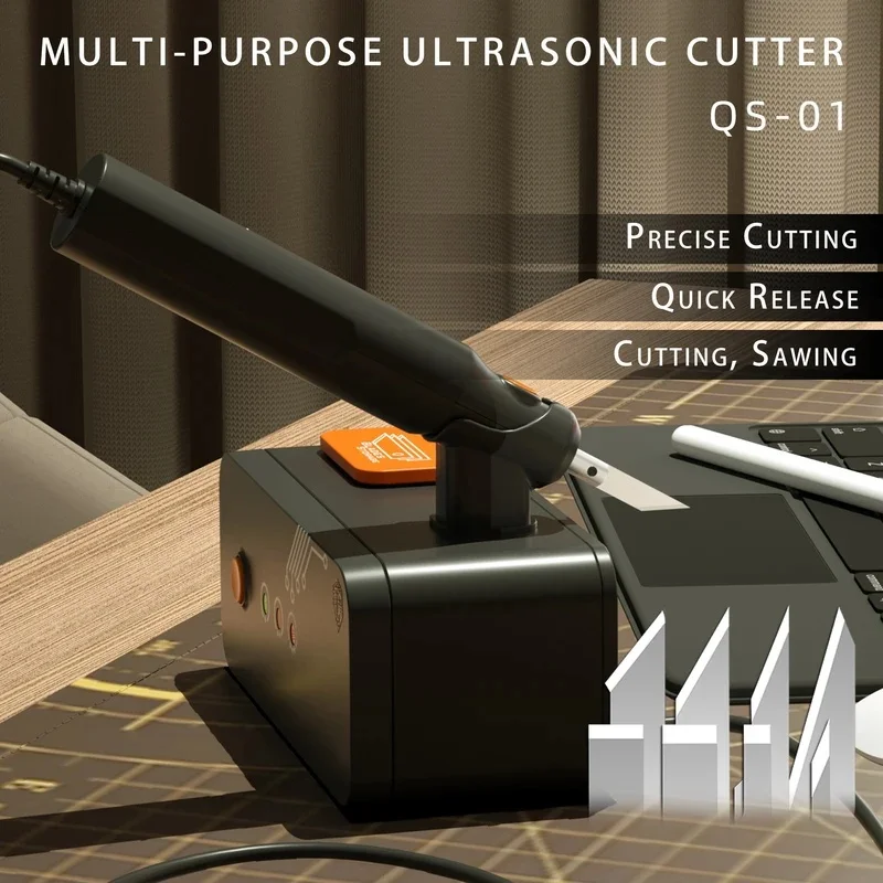 QW-model QS-01 Multi-purpose Ultrasonic Cutter Precison Handheld Model Making Modification Tool Cutting Knife Set