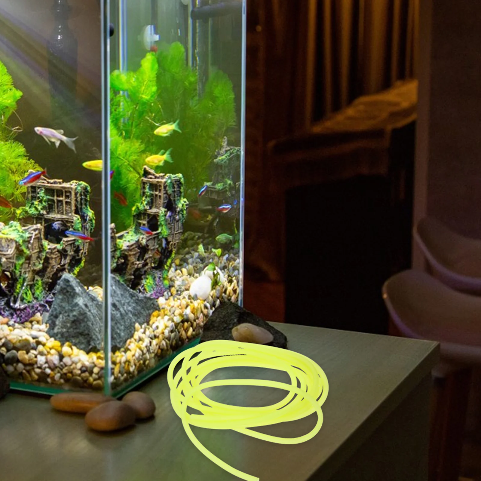 

Aerobic Pump Pipe Thickened PVC Hose Flexible Airline Tubing Aquarium Fish Tank Accessories Plastic Water Pipe Adapters