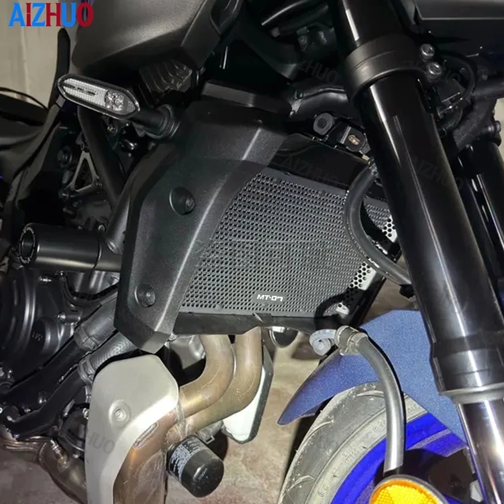 

Motorcycle Radiator Grille Guard Cover Fuel Tank Protect Protector For Yamaha MT-07 Y-AMT MT-07 MT 07 2025 2026 2027 Accessories