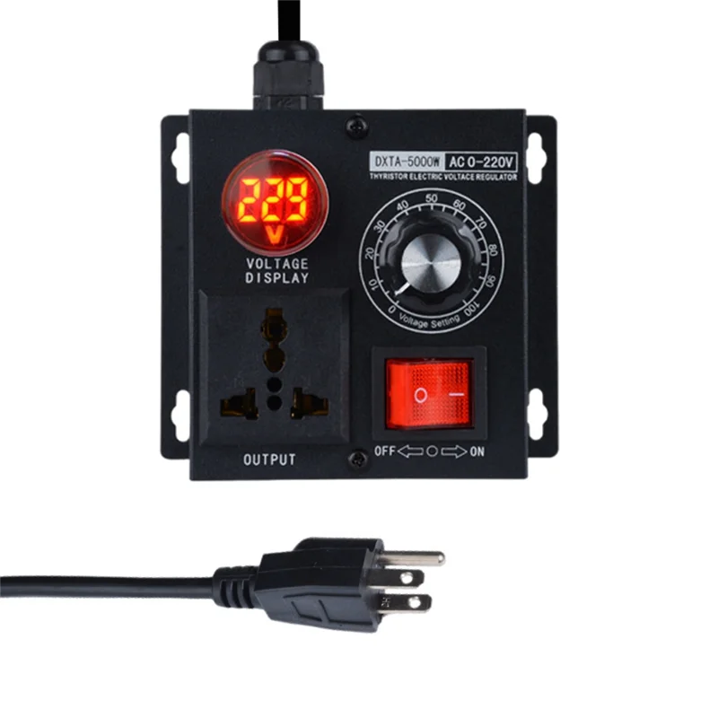 

IALJ-регулятор переменного напряжения 5000 Вт, скорость, температура, световое напряжение, контроллер Uelatic Pressure