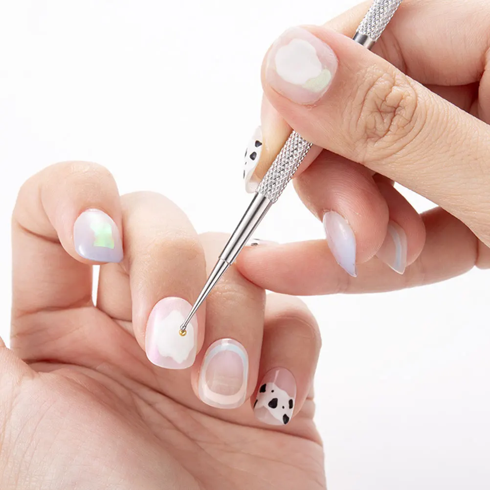 

5 Pcs Nail Art Diamond Pen Stainless Steel Manicure Tools DIY Pull Line Carving Painting Accessories Elegant Design Practical