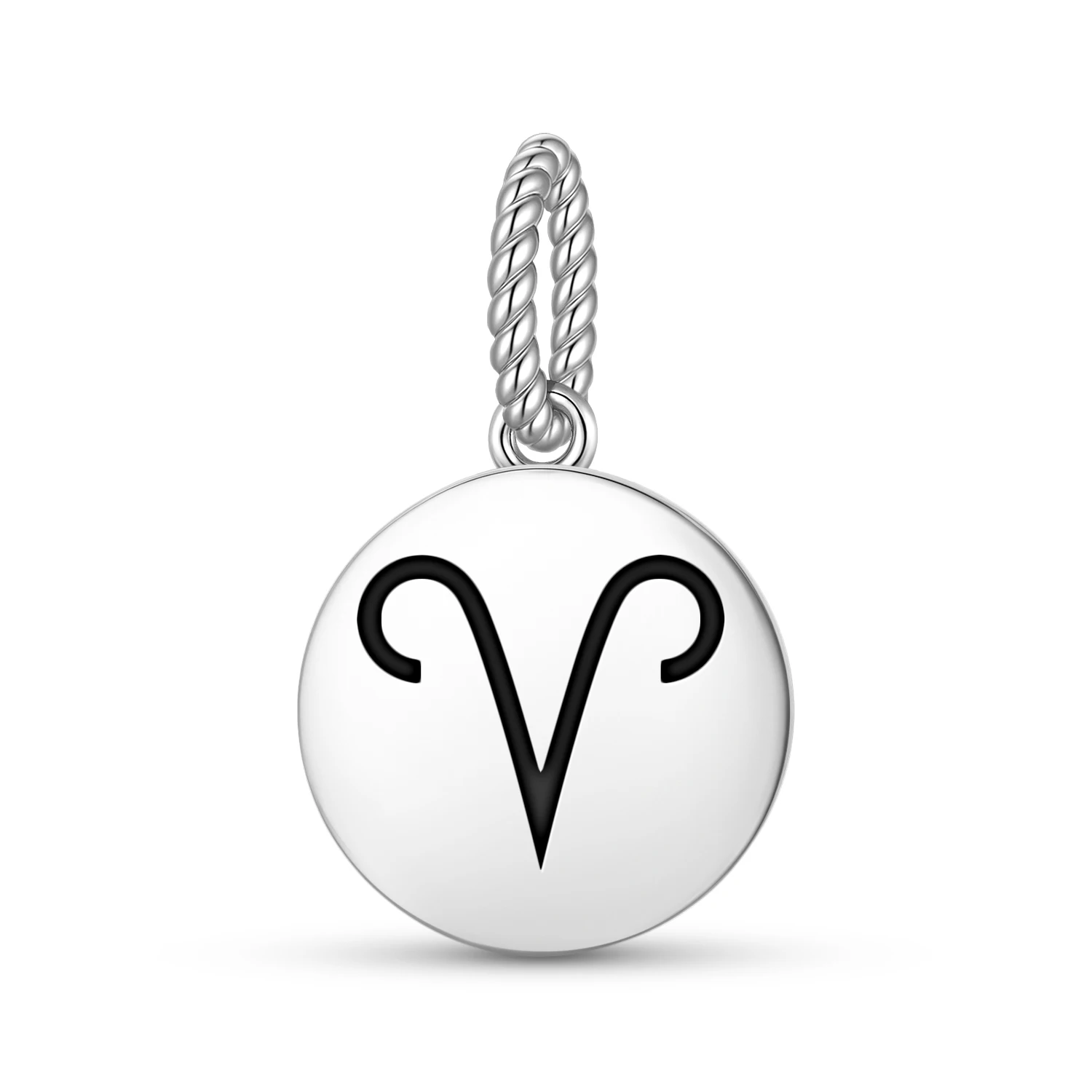 

Aries Astrology 925 Sterling Silver Charm Bead DIY Pendant Charm for Bracelet Jewelry Gift