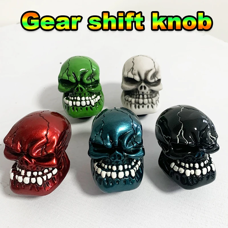 

Racing Skull Shape Head Gear Shift knob Car Modification Sport Lever Gear Stick Manual Transmission Head Lever Car Accessories