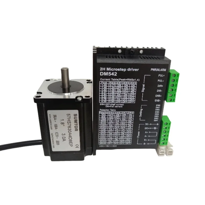 Motor paso a paso 200N.CM y controlador 3.0A Kit de motor paso a paso bipolar barato Nema 23 para impresora láser