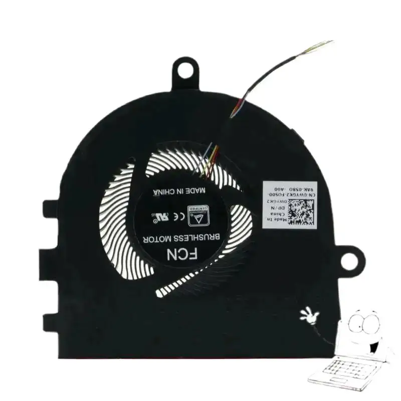 

1 NEW CPU Fan For Dell Latitude 3490 E3490 0WYGK2 DC28000KLF0 。