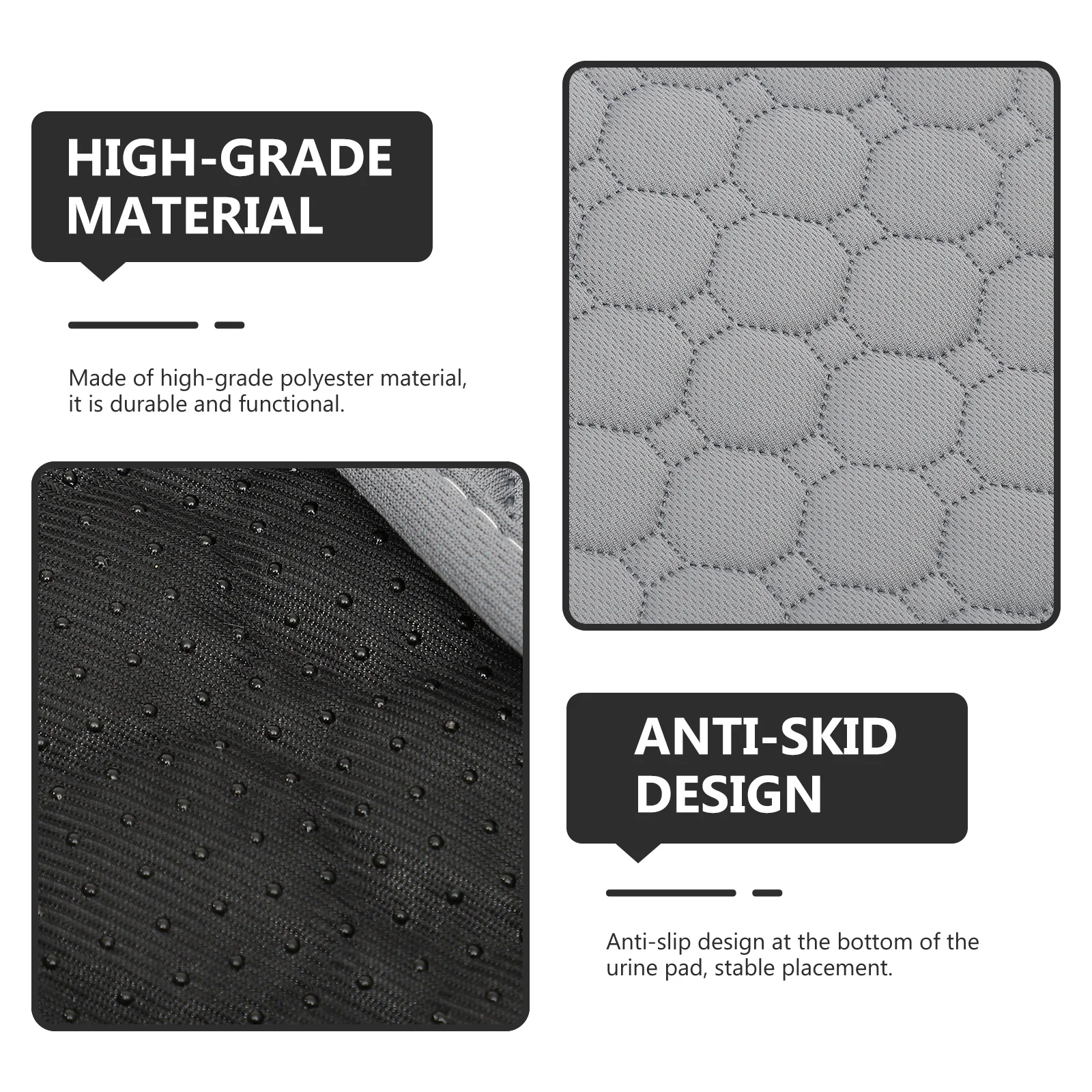 

Hamster Cage Liner Pet Training Mat Washable Reusable Pee Pad for Small Animals Comfortable Diaper Mat Breathable Rabbit Pad