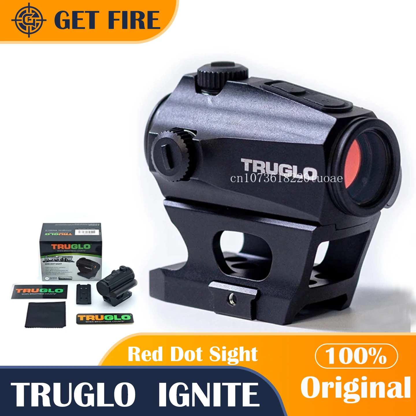 

Original TRUGLO IGNITE Mini 22mm 2 MOA Adjustable Airsoft Riflescope For Tactics Hunting AR 15 Red Dot Sight Reflex Scope