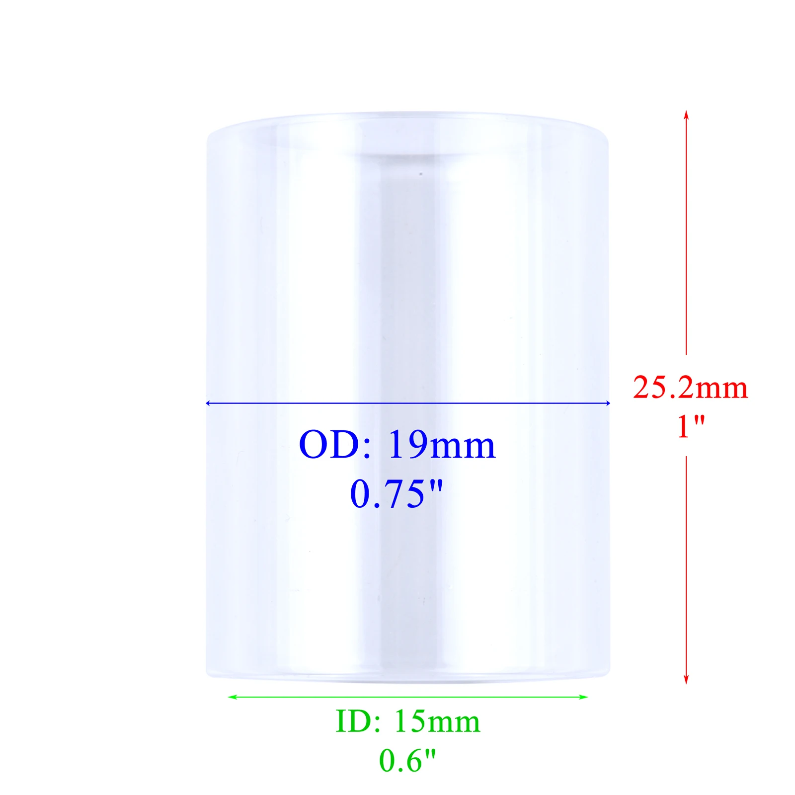 Imagem -02 - Vidro de Alta Temperatura Transparente Visualize os Aneis Resistentes à Temperatura para Wp9 17 18 20 26 Materiais de Consumo de Lentes de Gás Stubby Tig10