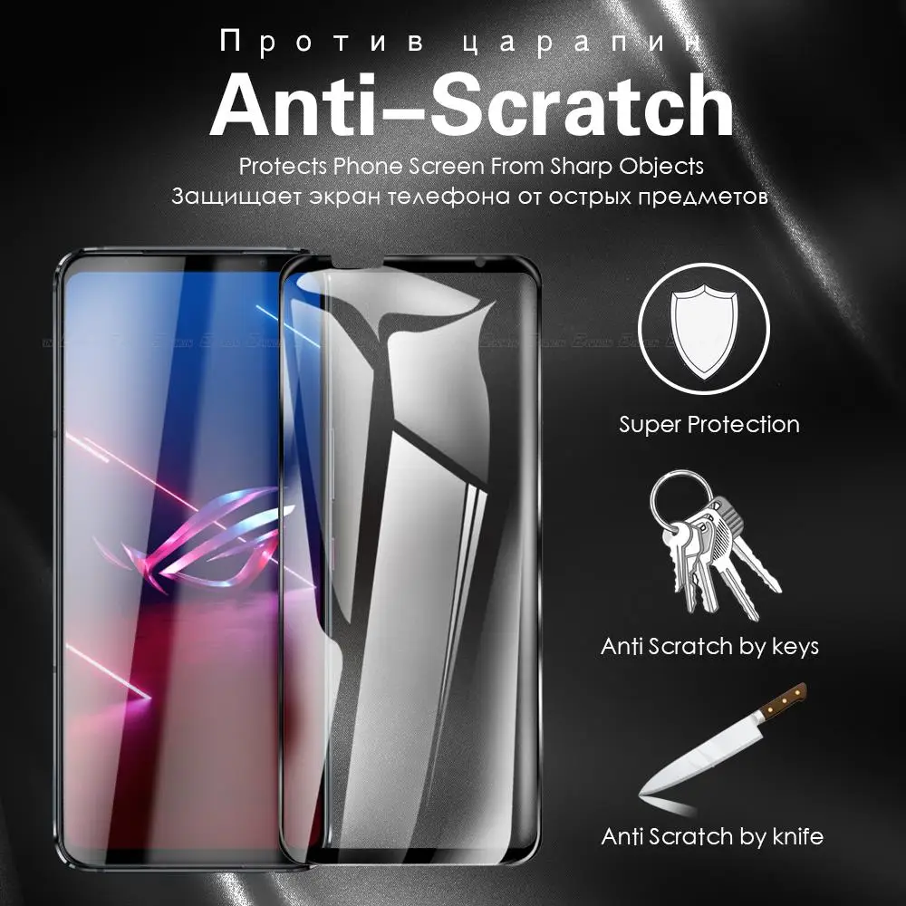 Protecteur d'écran complet pour téléphone Bali Zenfone ROG, film de protection en verre Guatemala, 7, 6D, 5, 3, 5s, 6 Pro