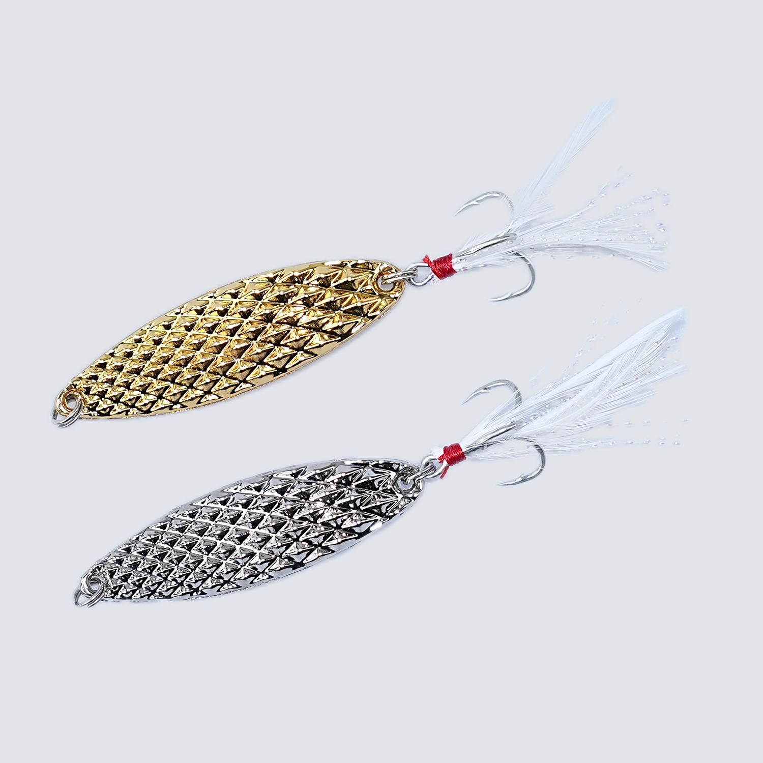 الصيد ملعقة السحر علقة شكل الترتر الصلب المعادن سبينر الطعوم تهزهز سمك السلمون المرقط باس الصيد التصيد الطعم للمياه العذبة المياه المالحة