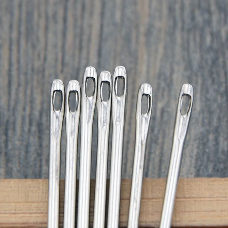 10PCS DIY Leather Triangular Needles Leather Fur Special Stainless Steel Shaped Pin Stitch Needlework Sewing Supplies