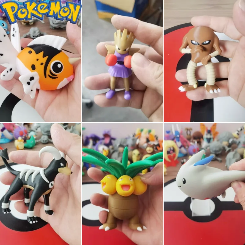 New Hot Pokemon Collect Multiple Figures Proportion World 1:20 Diy 3d Printing Kawaii Cartoon Character Model Kid Xmas Gifts Toy