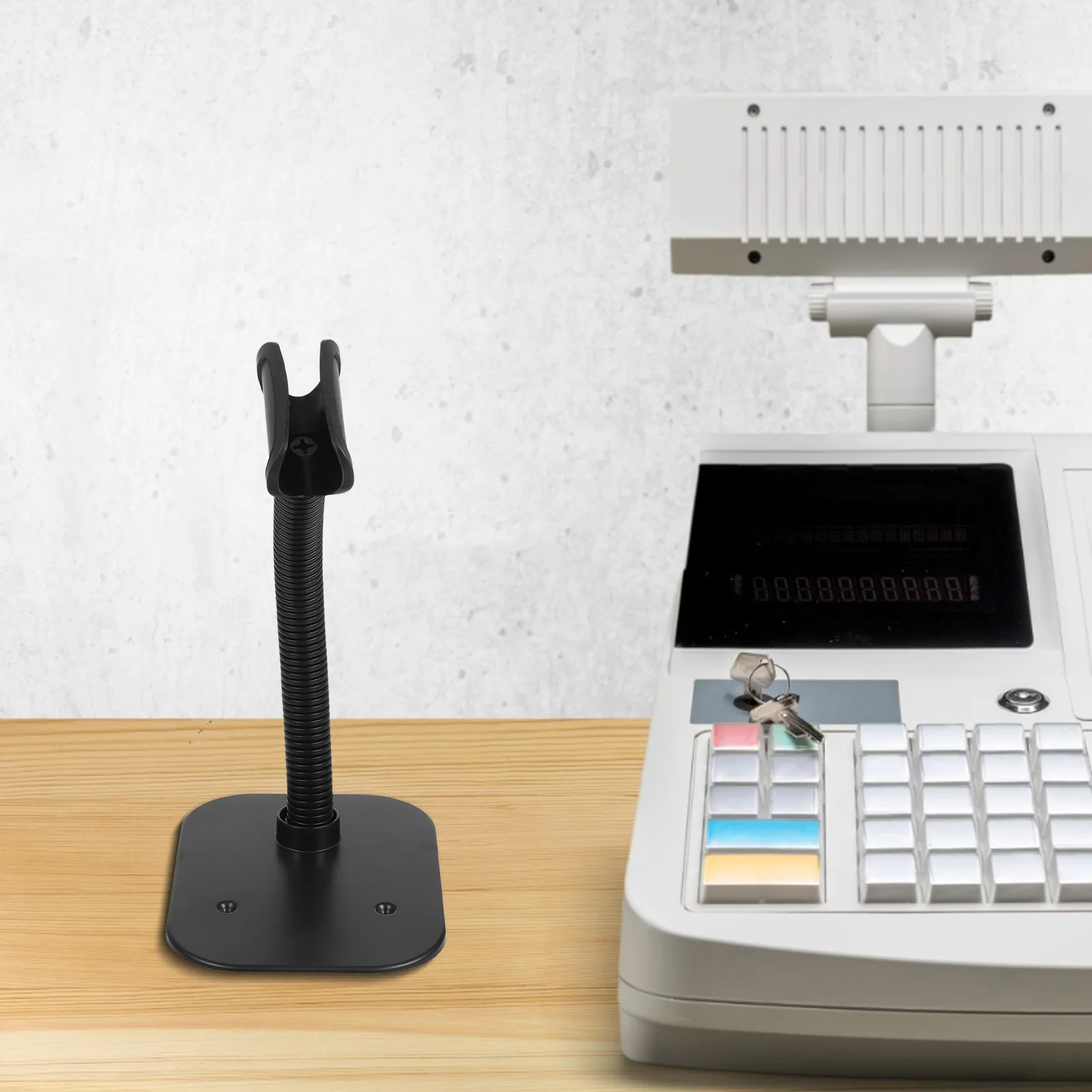 

Barcode Scanner Holder Handheld Stand Multifunctional Bracket Base Supermarkets Stores Commercial Systems Portable
