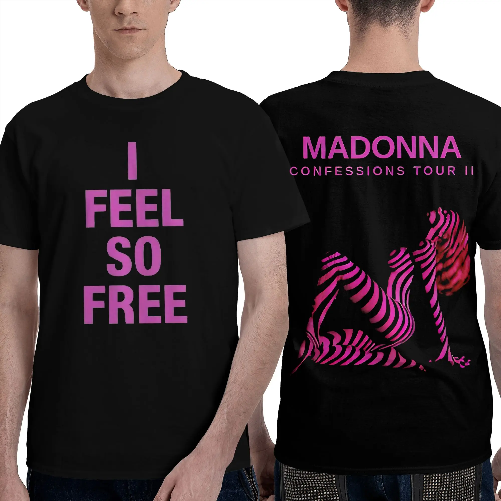 Funny Madonna Confessions II  2026 T-Shirts Men Women Pure Cotton   Tee Shirt New Arrival Clothing