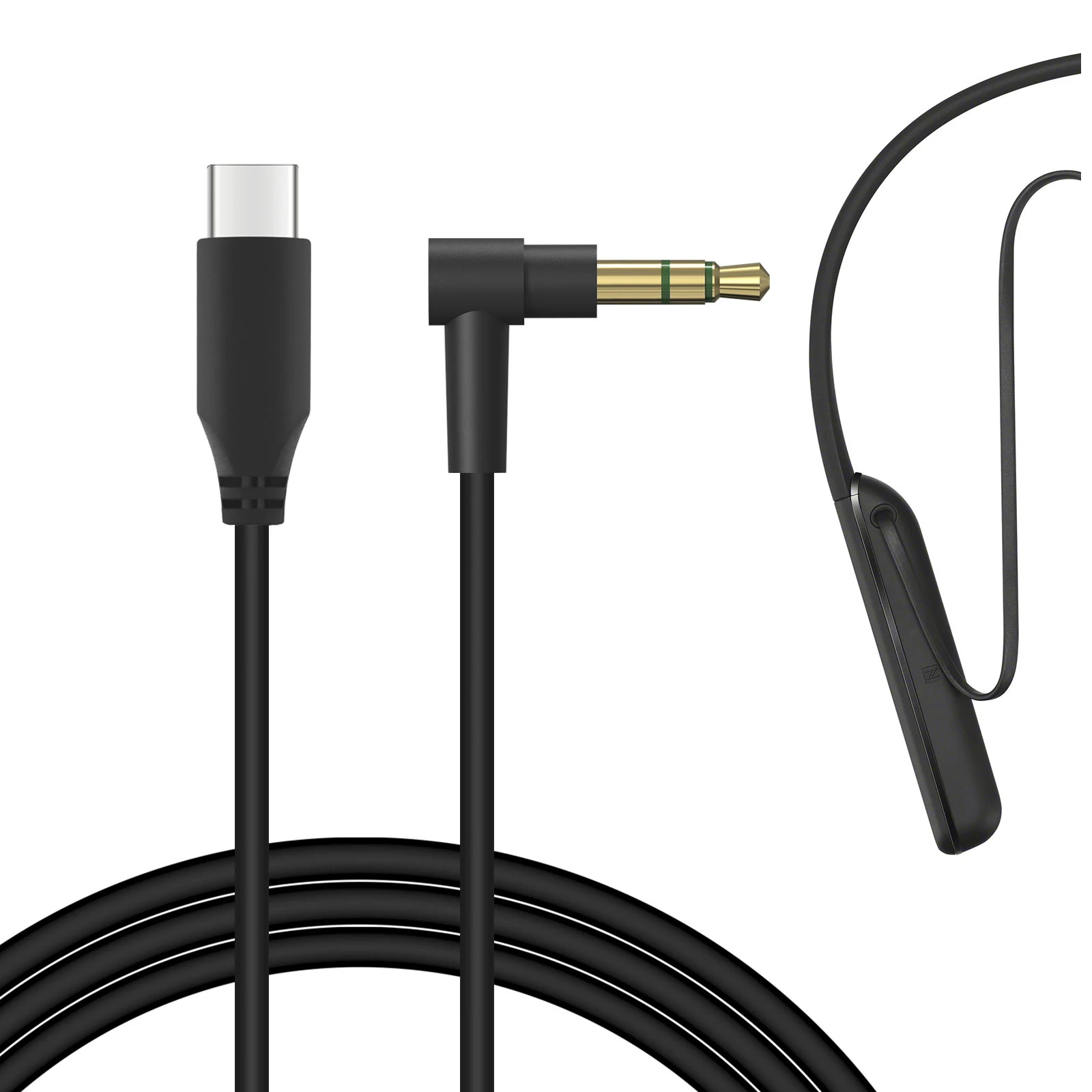 Geekria-Cable de USB-C Digital a Audio, Compatible con Sony WH-1000XM2, Monster Flex, Philips TAPN505, ATH ANC400BT