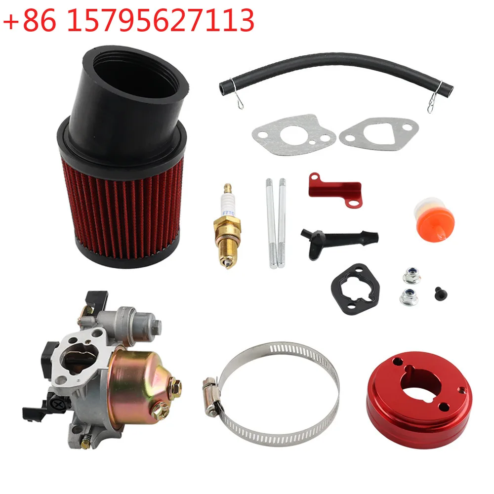 For Predator 212cc Honda Clone GX160 GX200 Carburetor Air Filter Adapter Kit