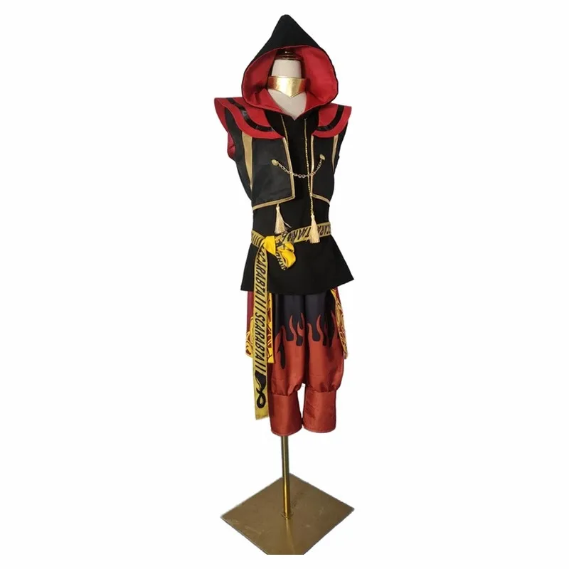 Games Jamil Viper Cosplay Costume Scarabia Uniform Set Twisted-Wonderland Night Raven College Jamil's Wigs Halloween Costumes view 4