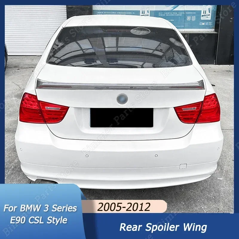 

CSL Style For BMW 3 Series E90 2005 2006 2007-2012 Rear Trunk Spoiler Wing Spoiler Rear Boot Lip Styling Accessories Tuning ABS