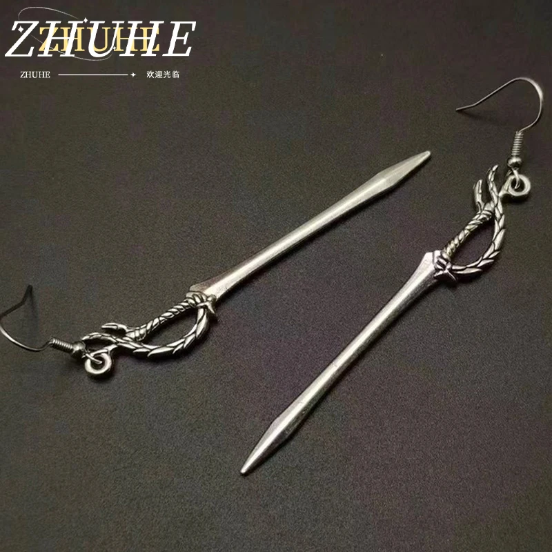 

Long Sword Earrings In Cyberpunk Style Are Perfect For Men's And Women's Jewelry Accessories And Party Gifts