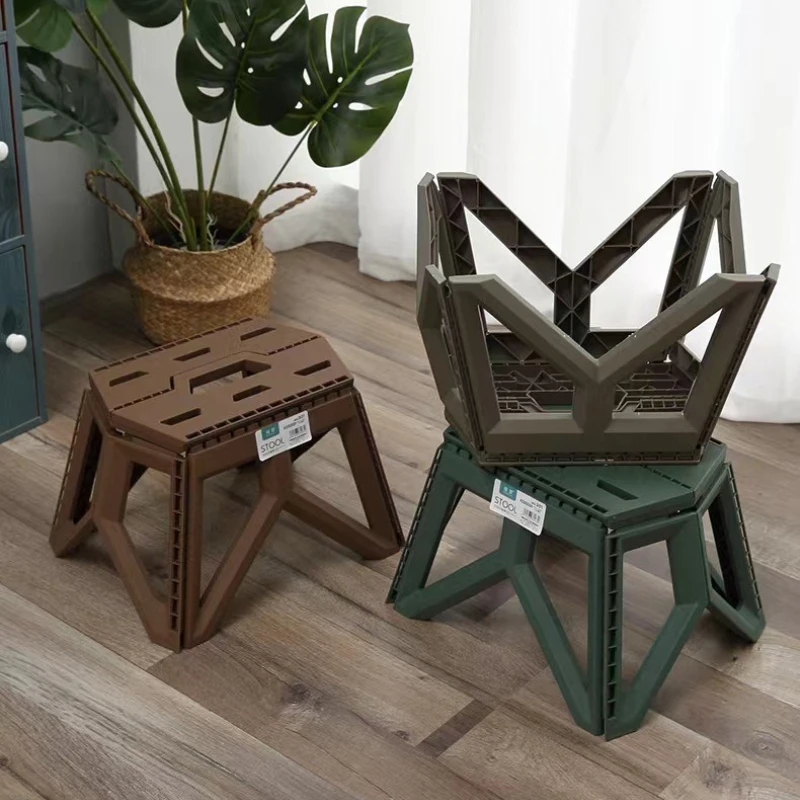 

1pcs Outdoor Small Stool Portable Folding Stool High Load Bearing Durable Small Chair Fishing Stools Beach Stool Camping Stools