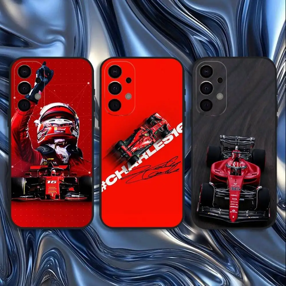 

C-Charles Leclerc 16 F1 Phone Case For Samsung S25,S24,S21,S22,S23,S30,Ultra,S20,Plus,Fe,Lite,5G Black Cover