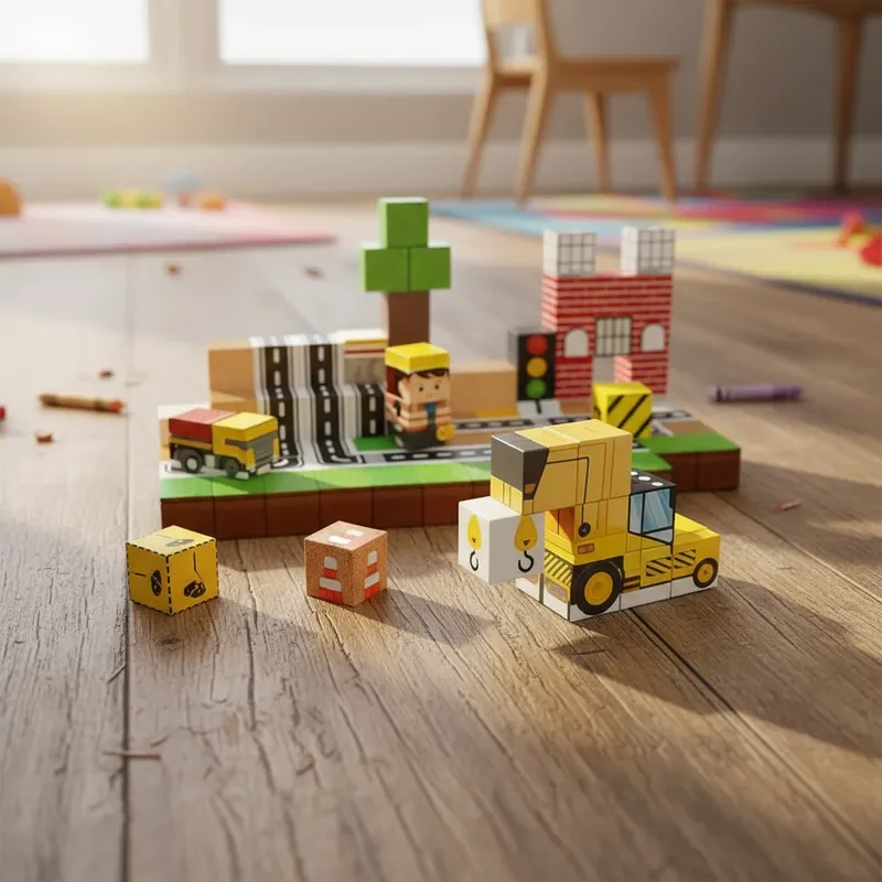 100 Uds. Bloques de construcción de azulejos magnéticos montaje gratis tema de construcción de ciudad 3D creativo DIY STEM juguetes de aprendizaje regalos de vacaciones