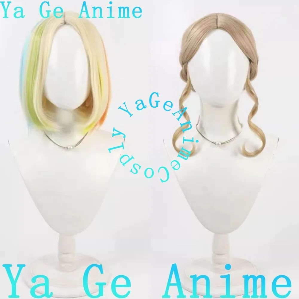 Ya ge anime loja roulston menina cosplay peruca anime jogos halloween carnaval festa cabelo sintético resistente ao calor