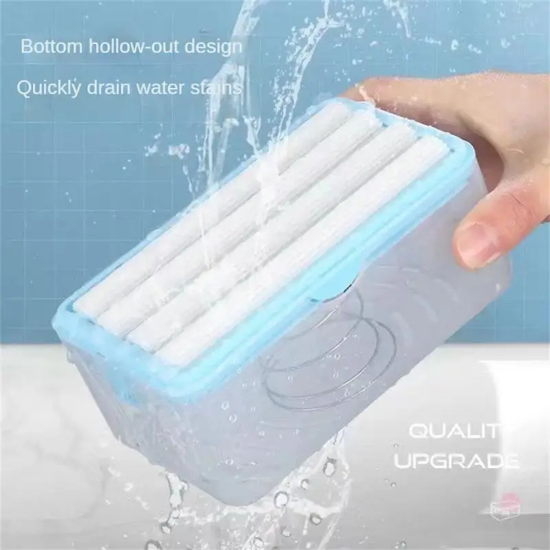 New Hand Free Scrubbing Soap Box Multifunctional Bubble Box Household Automatic Soap Drain Roller Laundry Soap Drainage Type