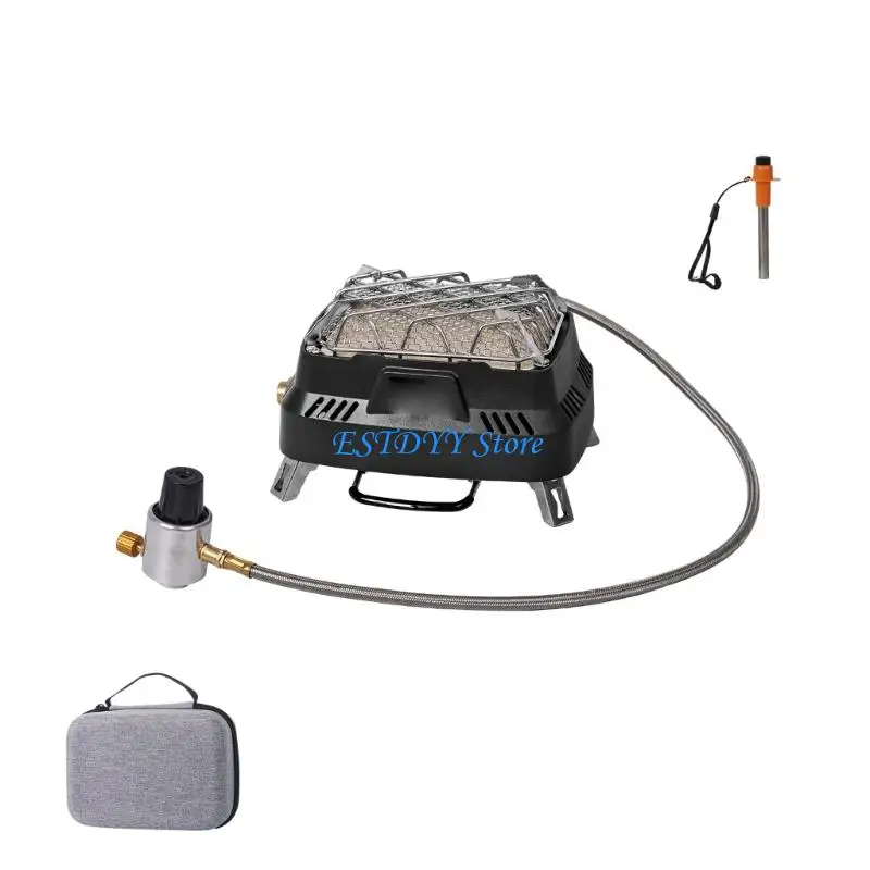 G6DE التخييم يندبروف مدفأة خيمة سخان مزدوج الغرض في الهواء الطلق متعددة الوظائف مدفأة للتخييم في الهواء الطلق
