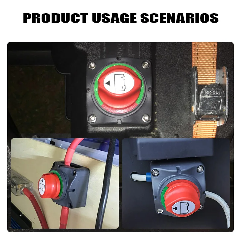 275A On Off Battery Disconnect Switch Master DC 12-48V Waterproof Battery Cut Off Switch for Car Vehicle RV Yacht and Boat