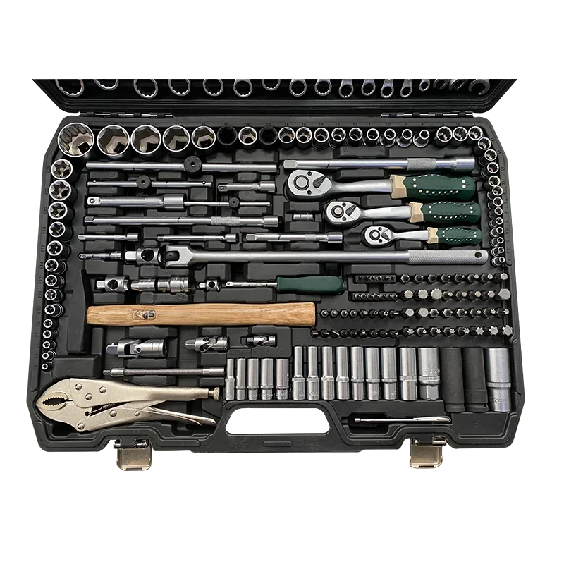 180PCS household hand tool kit  hardware  box set socket wrench ratchet hand kit professional socket set Mechanic Automotive