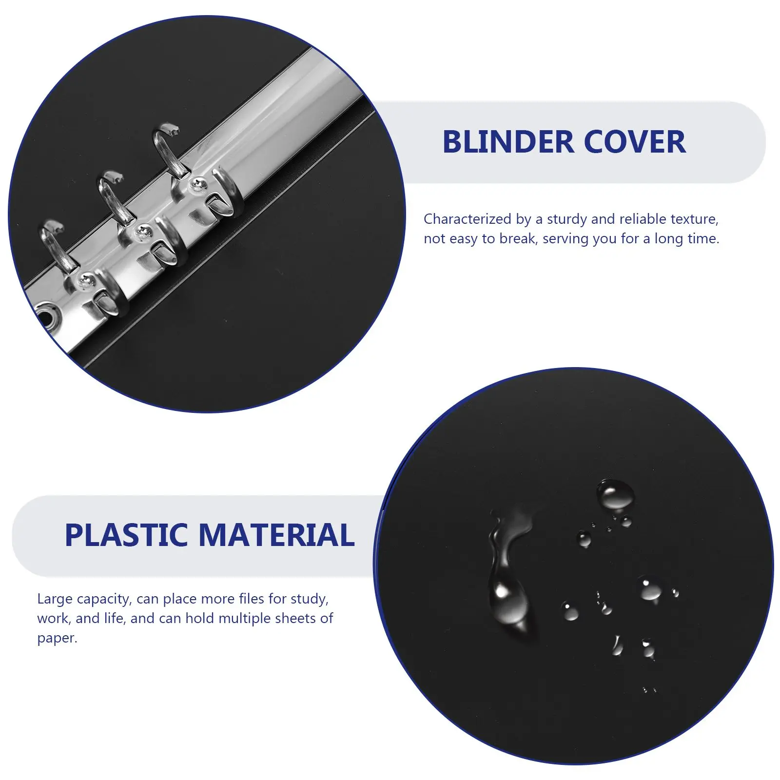 Handaccountmap Shell Scrapbooking Notebook Plastic opslagbinder voor bestanden