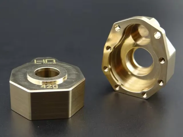 Hot Racing Heavy Duty Brass Steering Knuckles Gear Cover Steering blocks For Traxxas TRX-4